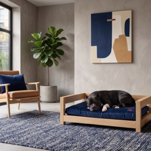 Cama Nativo para mascotas en madera natural - Línea Noble ConSentido Mascotas