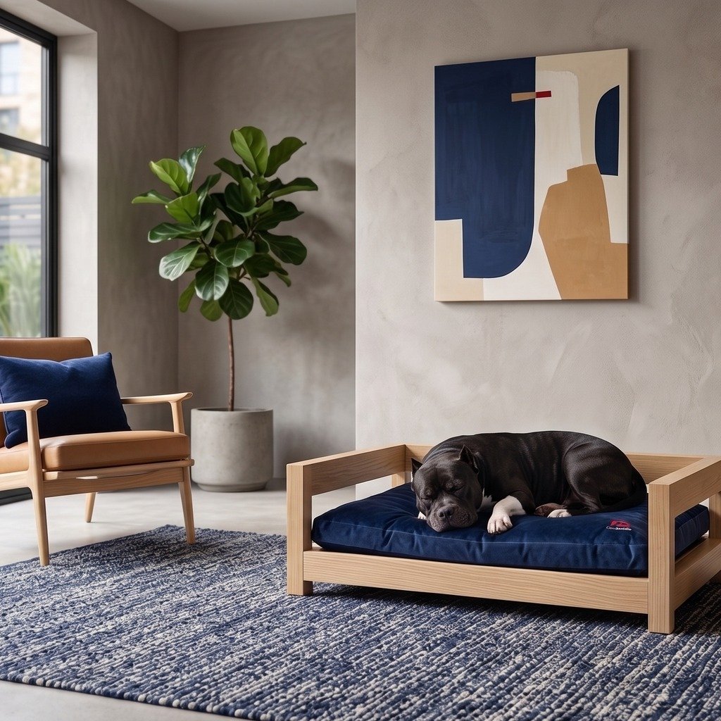 CAMA PARA MASCOTAS en madera