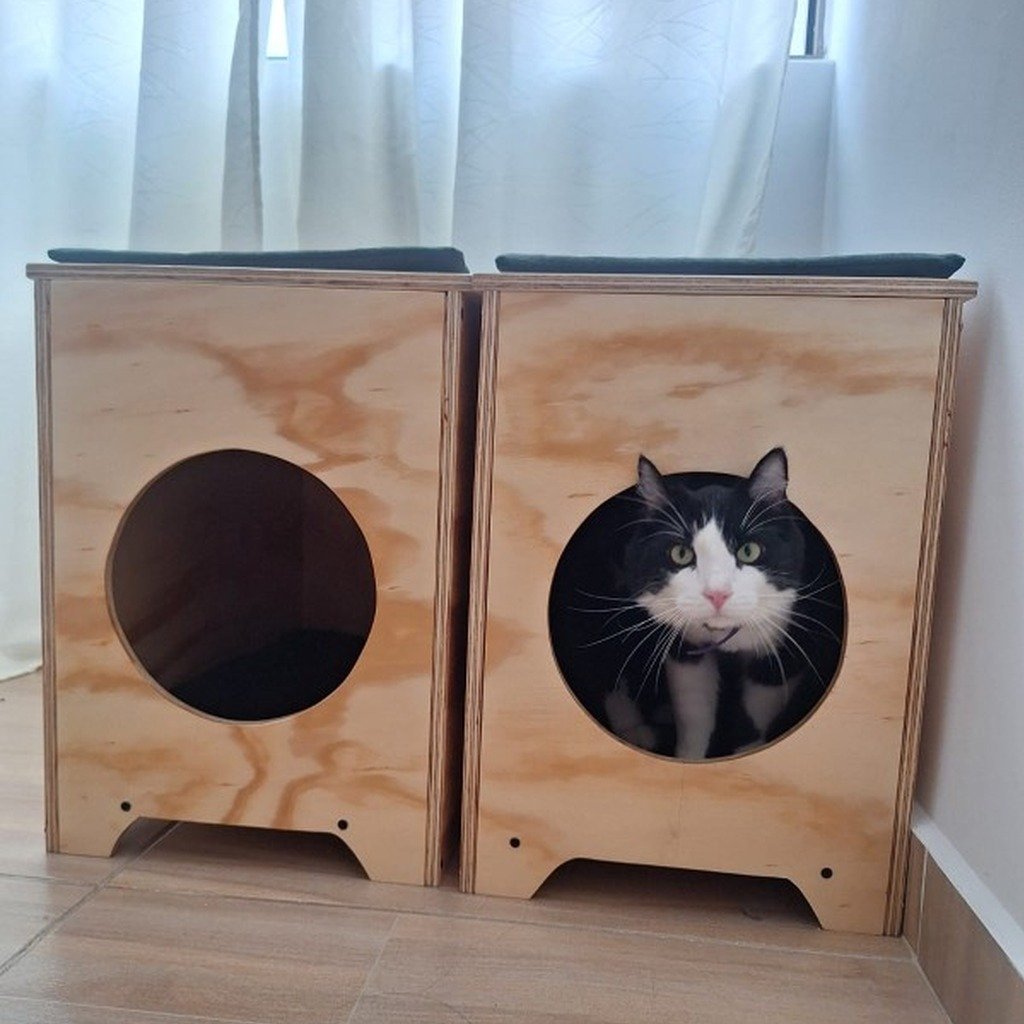 cama cueva para mascotas