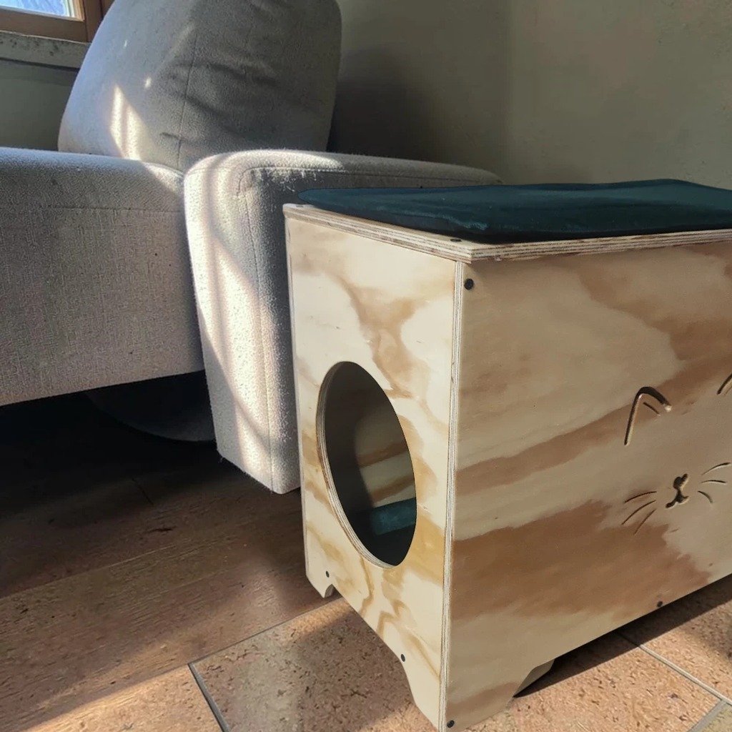 cama cueva para mascotas
