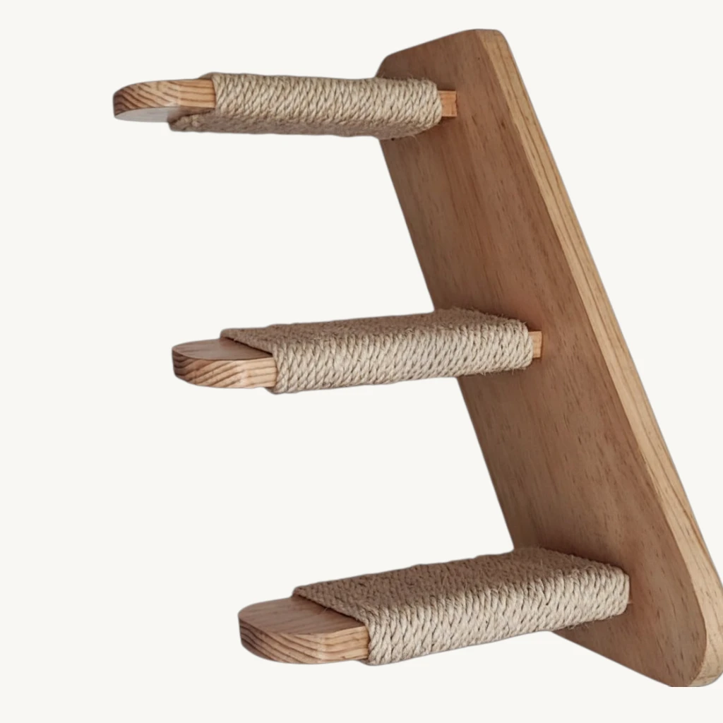 Escalera de pared para gatos - vista frontal ConSentido