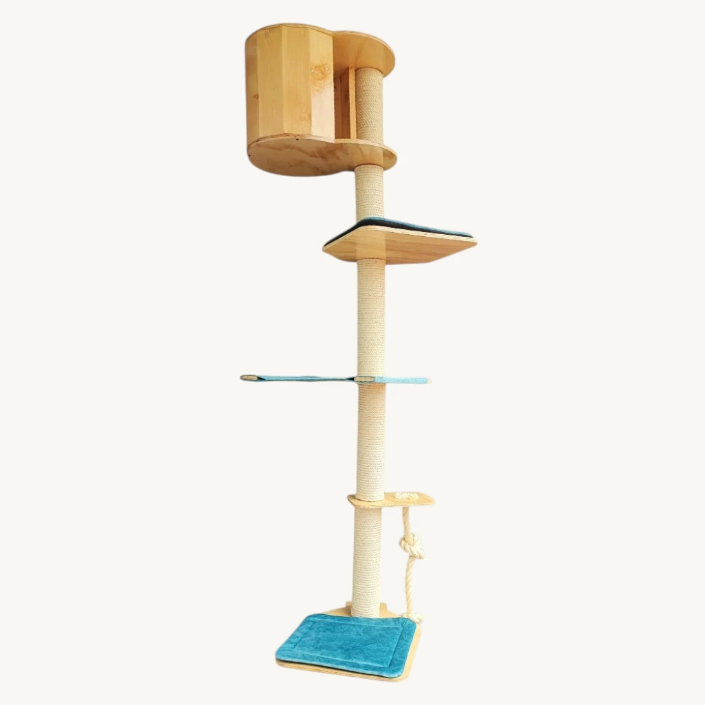 Torre Escaladores Nido - Gimnasio de Pared para Gatos